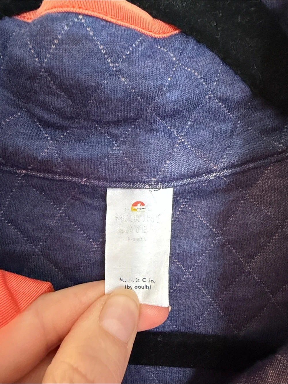 Marine Layer Quilted Pullover - Picture 2 of 3
